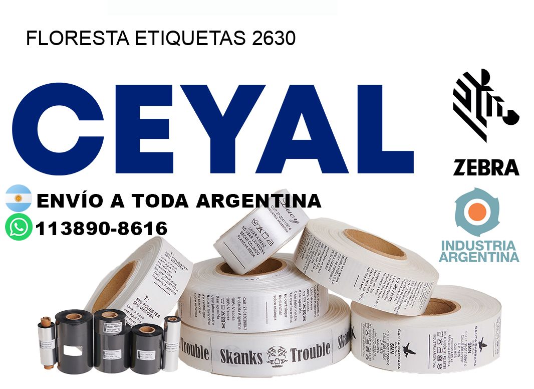 Floresta etiquetas 2630