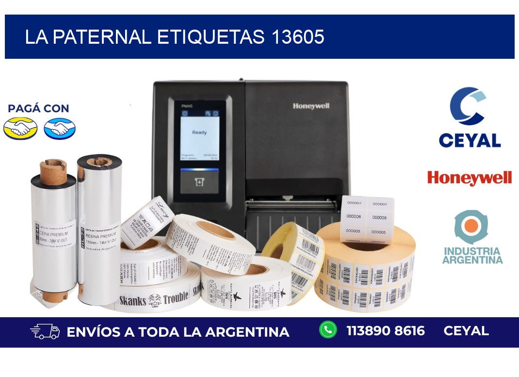 La Paternal etiquetas 13605