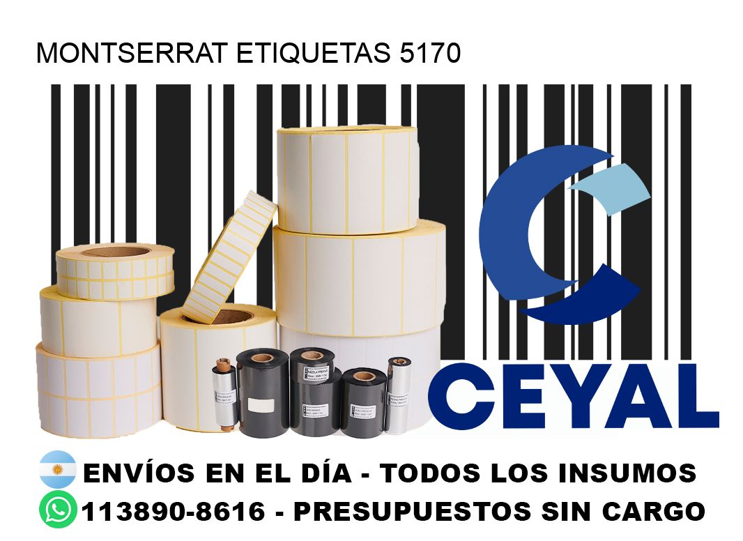 Montserrat etiquetas 5170