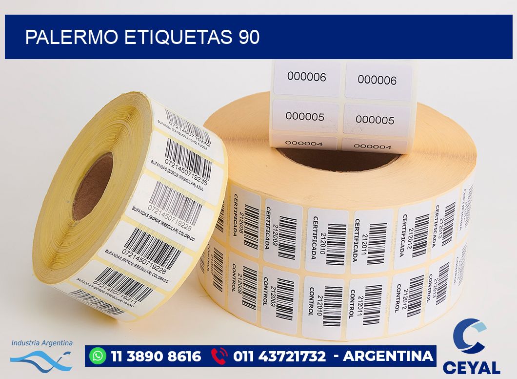 Palermo etiquetas 90