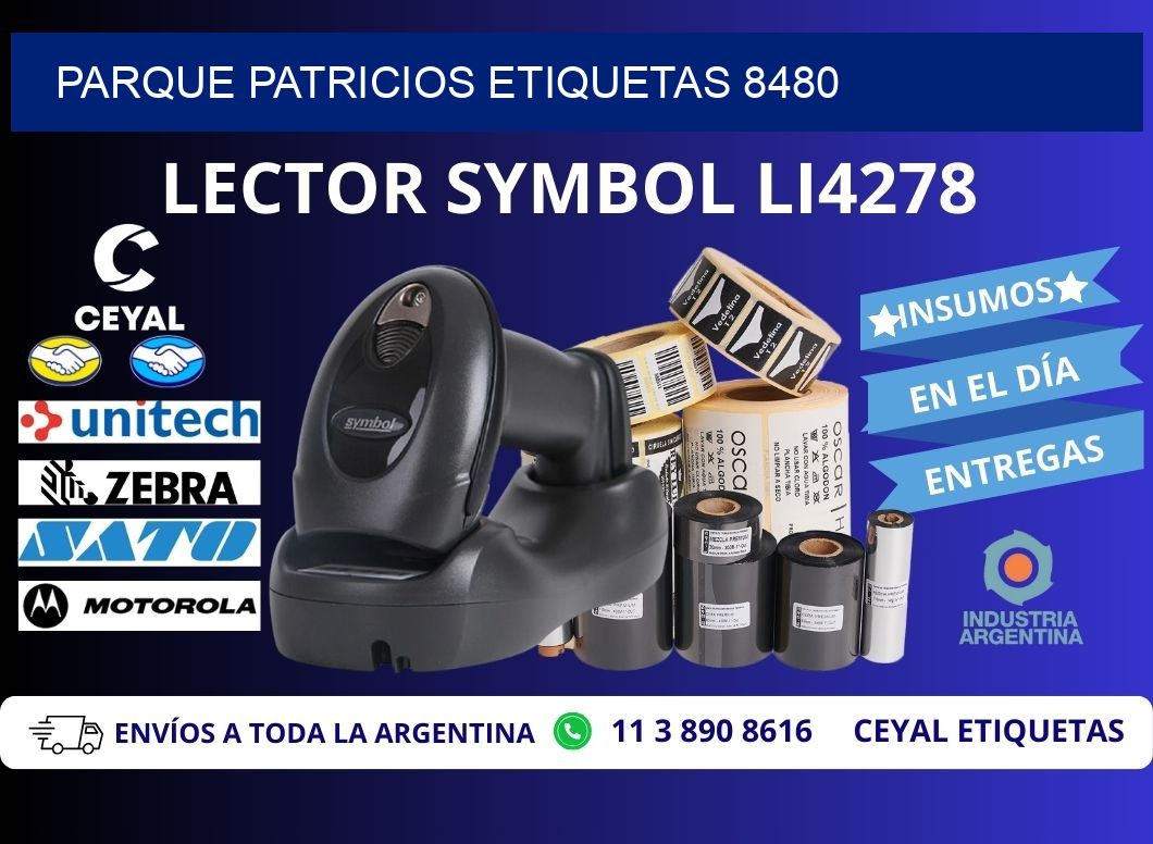 Parque Patricios etiquetas 8480