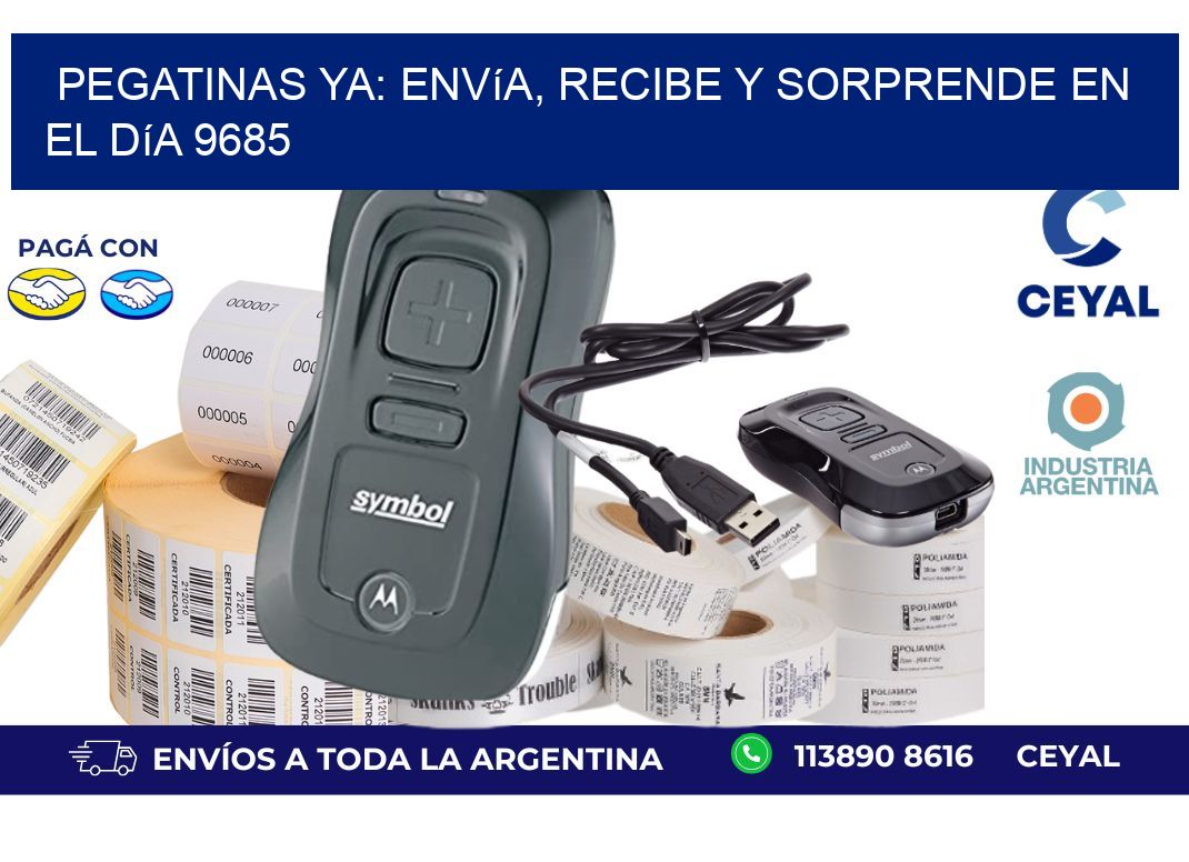 Pegatinas Ya: Envía, Recibe y Sorprende en el Día 9685