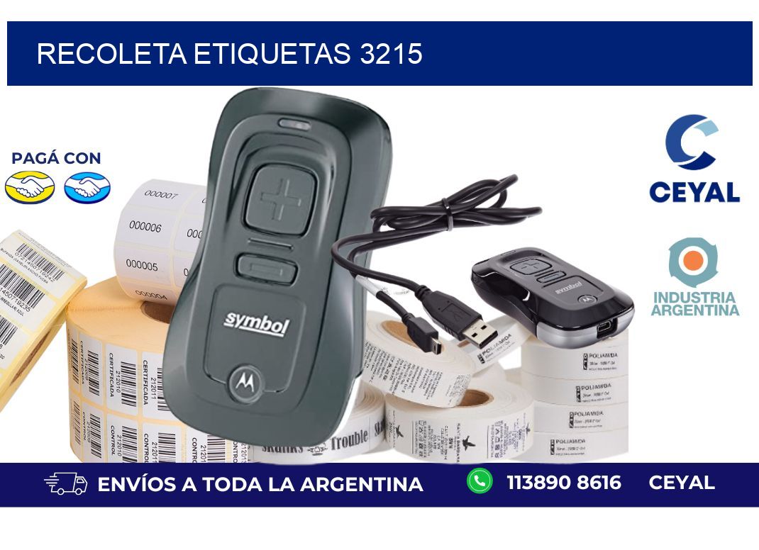 Recoleta etiquetas 3215