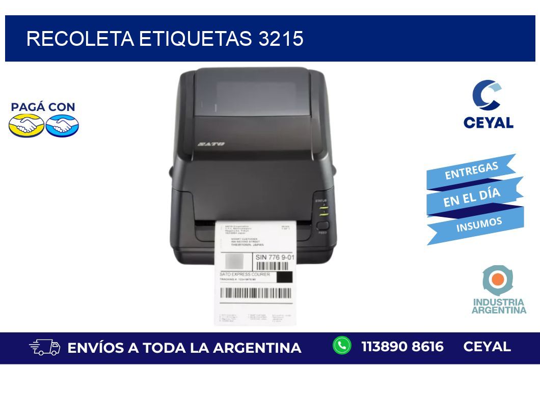 Recoleta etiquetas 3215
