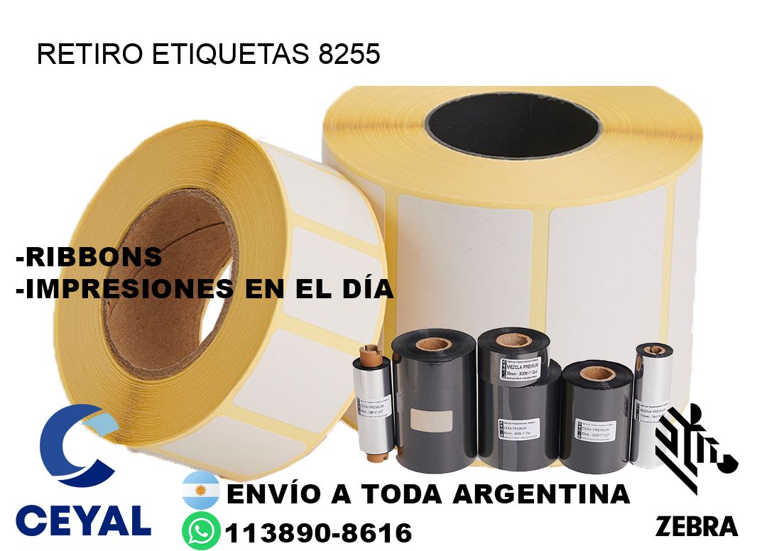 Retiro etiquetas 8255