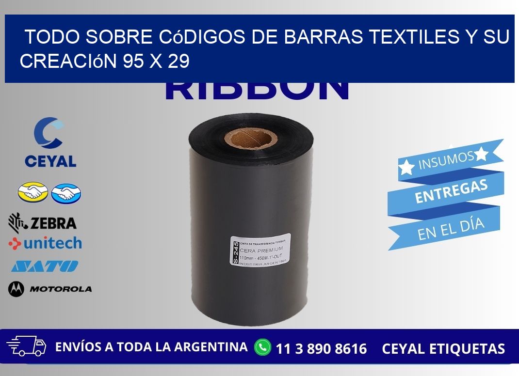 Todo sobre Códigos de Barras Textiles y su Creación 95 x 29