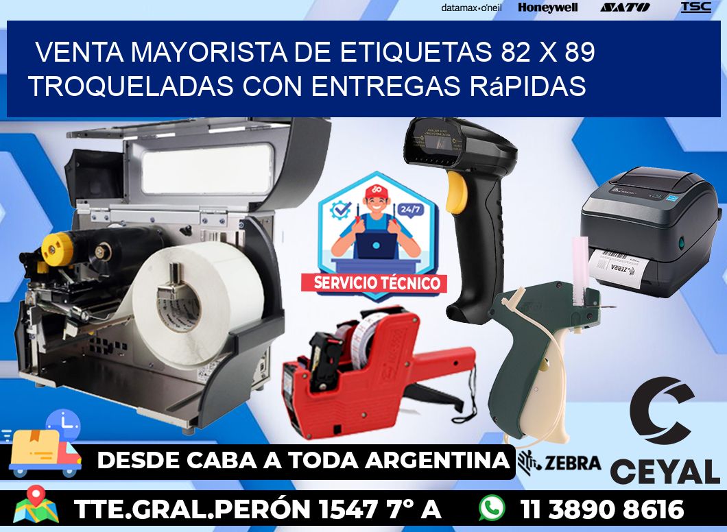 Venta mayorista de etiquetas 82 x 89 troqueladas con entregas rápidas