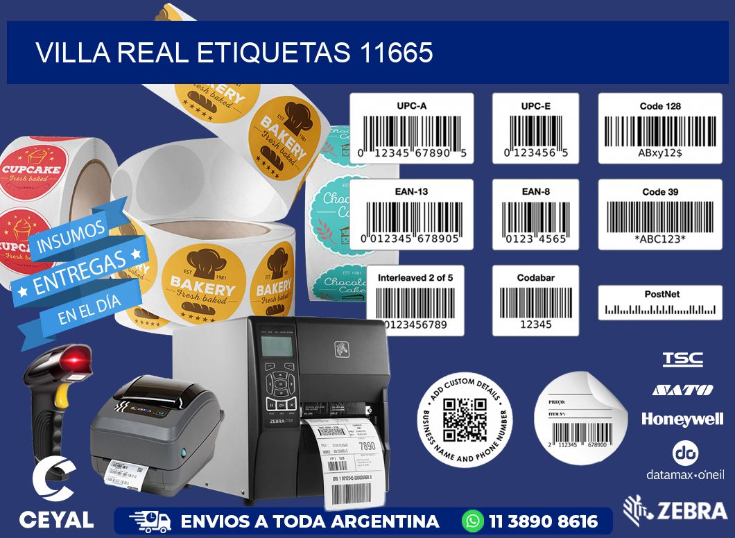 Villa Real etiquetas 11665