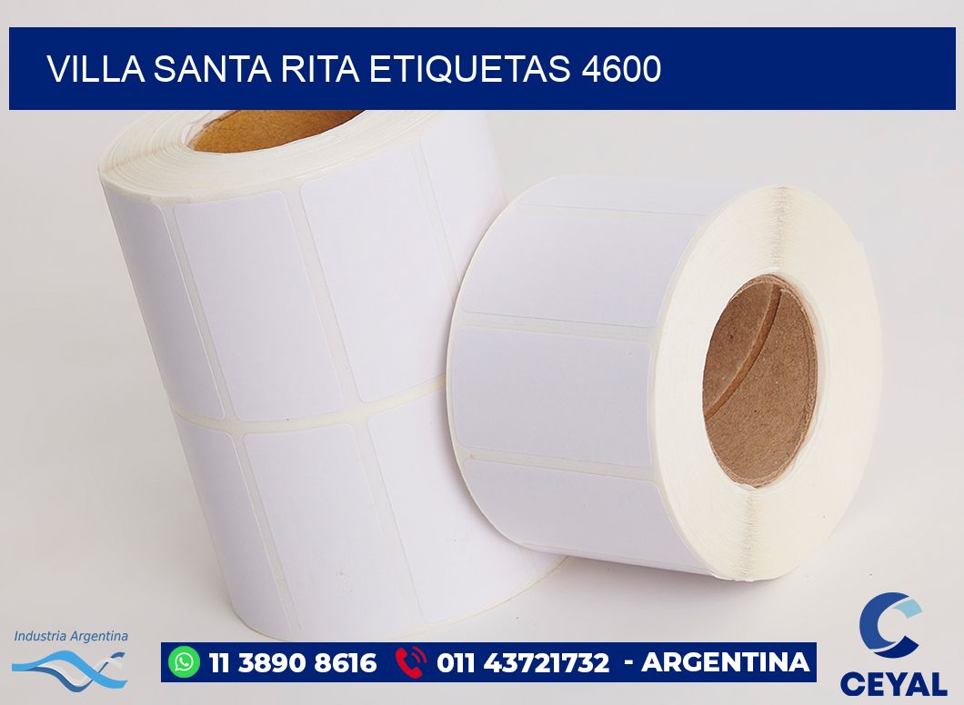 Villa Santa Rita etiquetas 4600