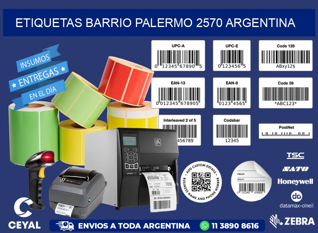 etiquetas barrio palermo 2570 argentina