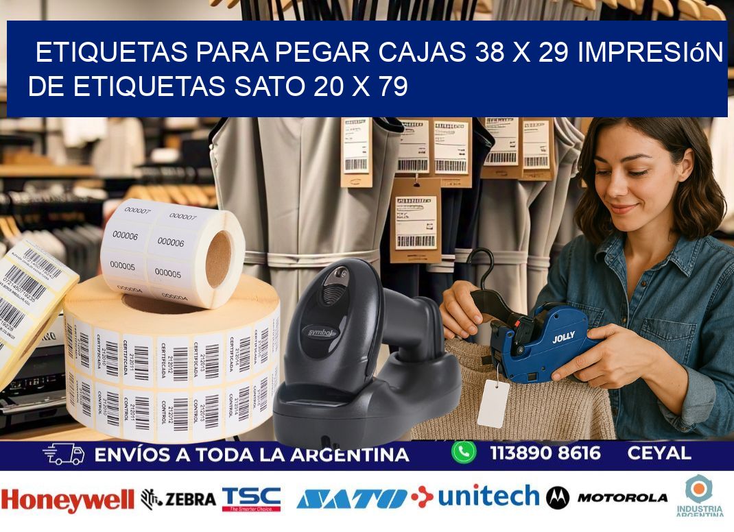 etiquetas para pegar cajas 38 x 29 impresión de etiquetas sato 20 x 79