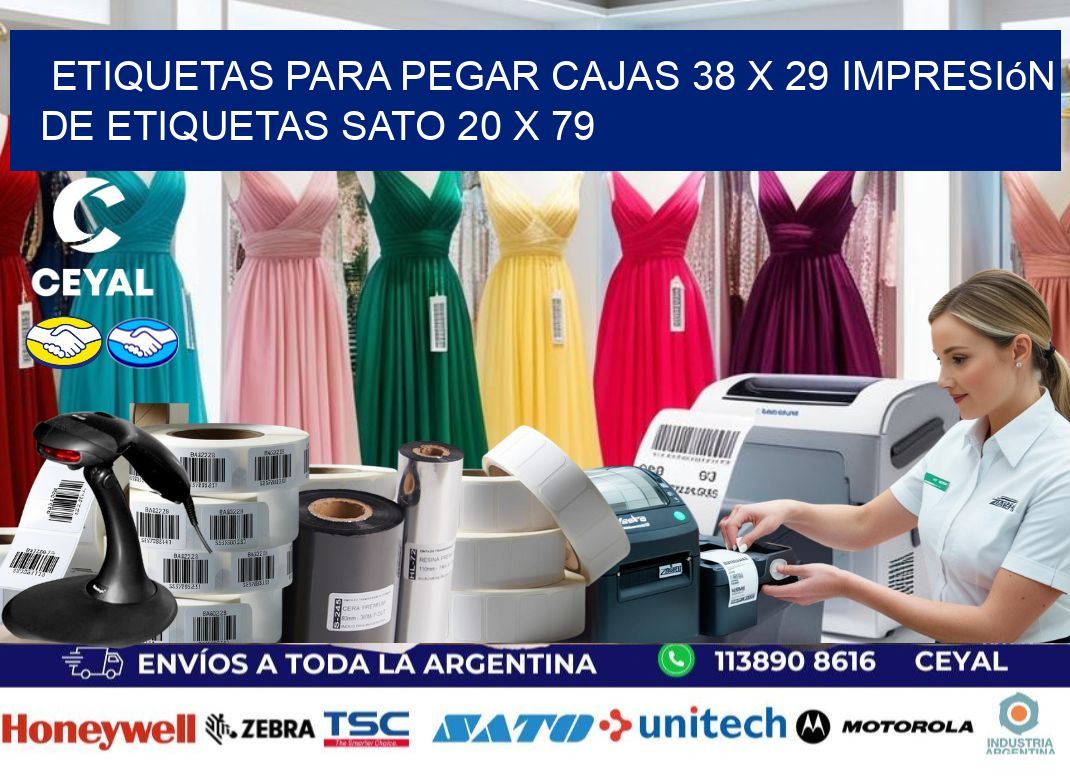 etiquetas para pegar cajas 38 x 29 impresión de etiquetas sato 20 x 79
