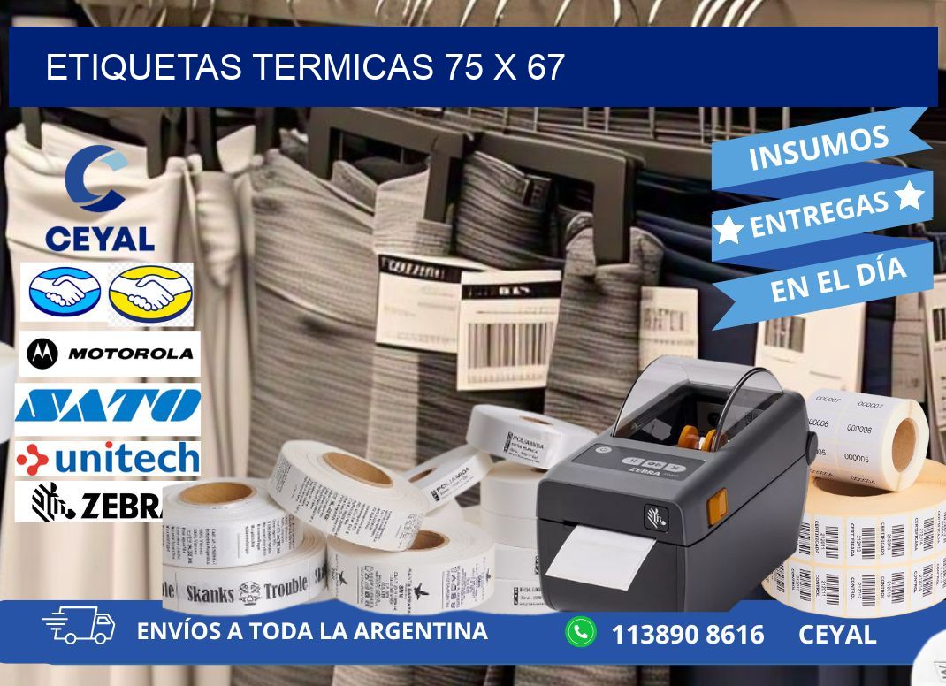 etiquetas termicas 75 x 67
