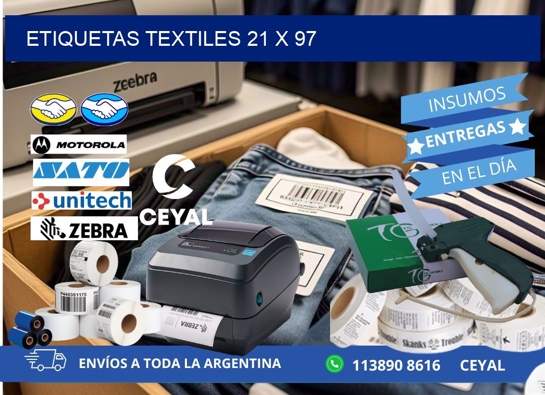 etiquetas textiles 21 x 97