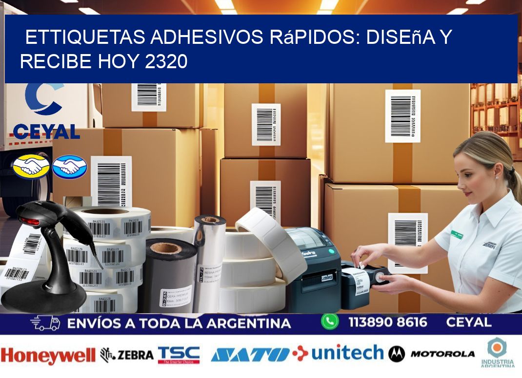 ettiquetas Adhesivos Rápidos: Diseña y Recibe Hoy 2320