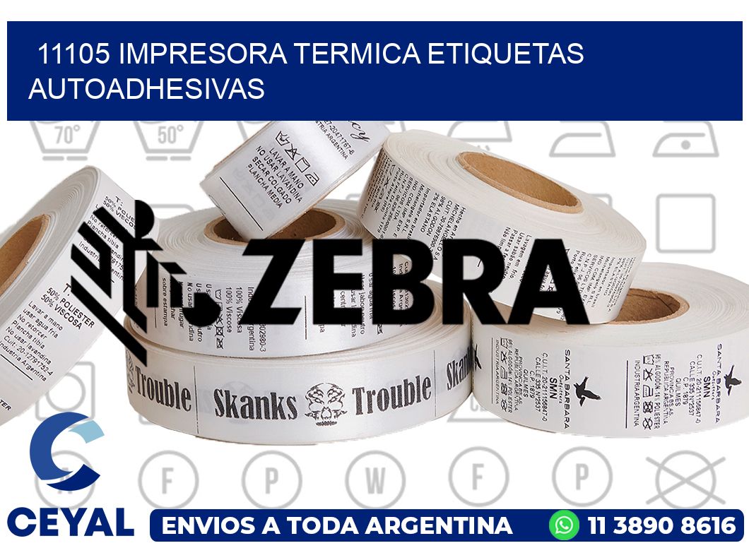 11105 Impresora termica etiquetas autoadhesivas