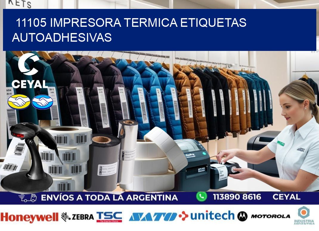 11105 Impresora termica etiquetas autoadhesivas