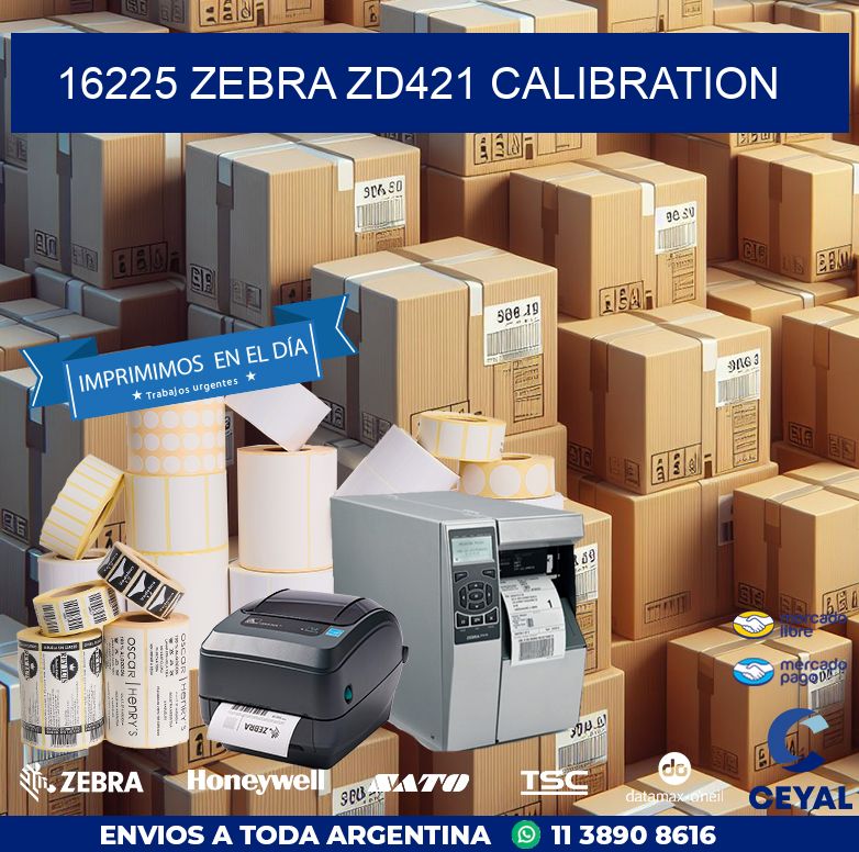 16225 Zebra ZD421 Calibration