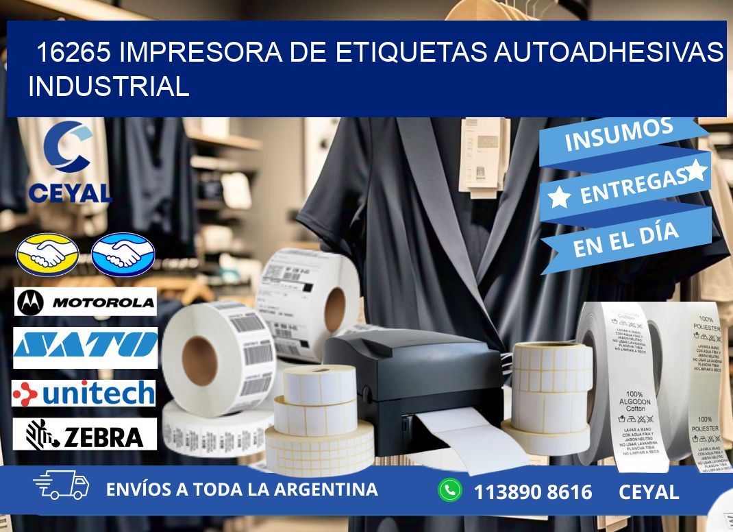 16265 Impresora de etiquetas autoadhesivas industrial