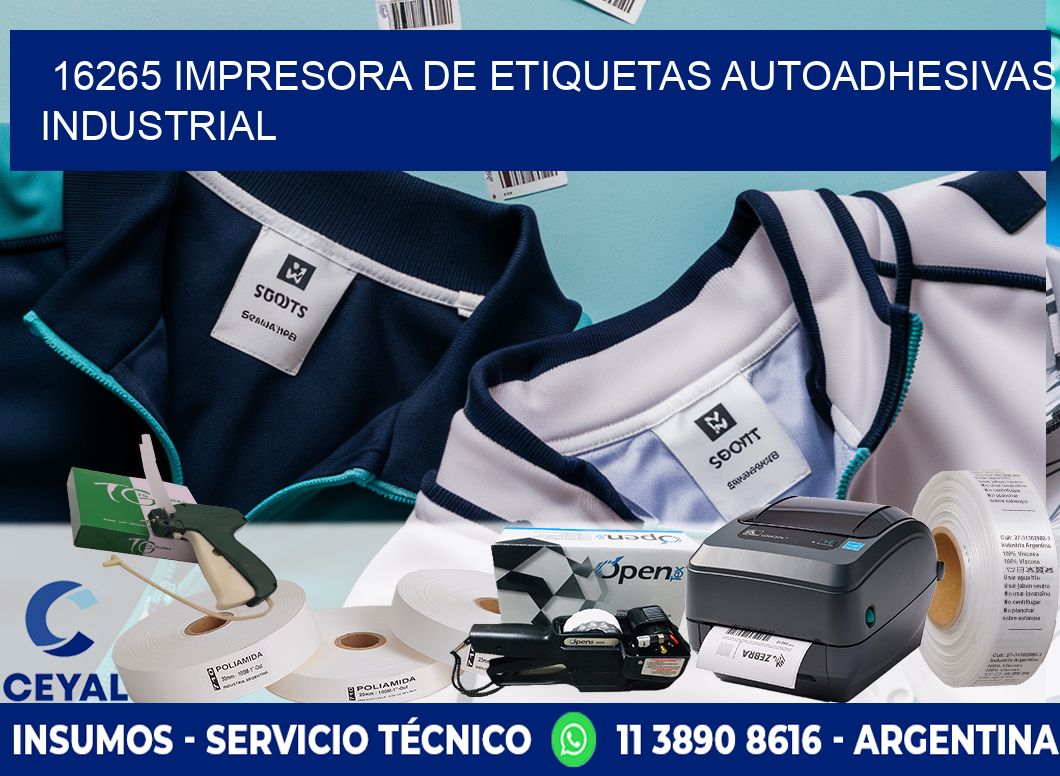 16265 Impresora de etiquetas autoadhesivas industrial
