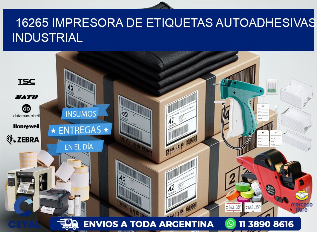 16265 Impresora de etiquetas autoadhesivas industrial