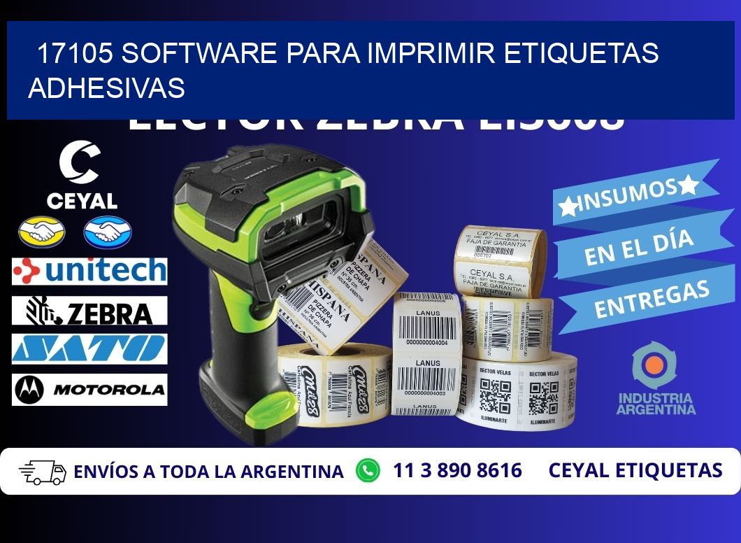 17105 software para imprimir etiquetas adhesivas