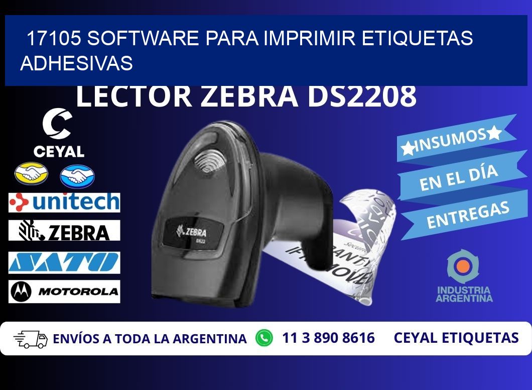 17105 software para imprimir etiquetas adhesivas