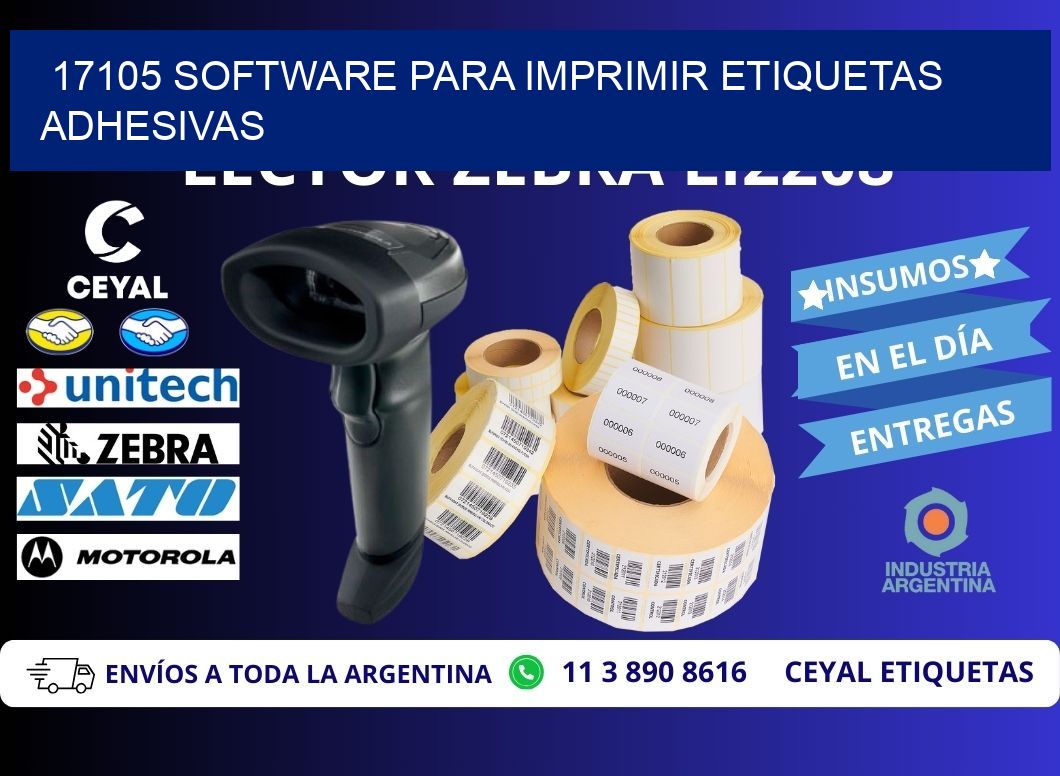 17105 software para imprimir etiquetas adhesivas