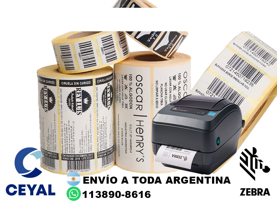 2 cajas de etiquetas 98 x 64