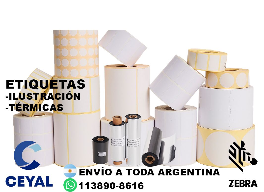 2 cajas de etiquetas 98 x 64