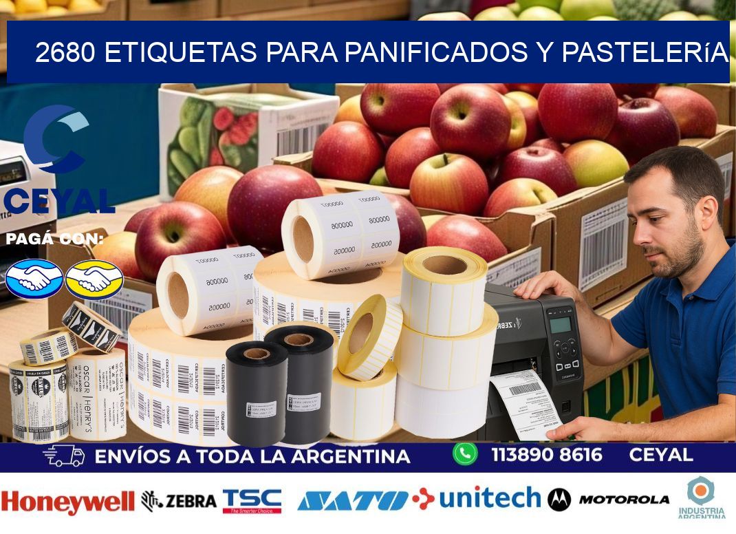 2680 Etiquetas para panificados y pastelería