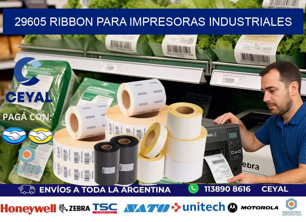 29605 Ribbon para impresoras industriales