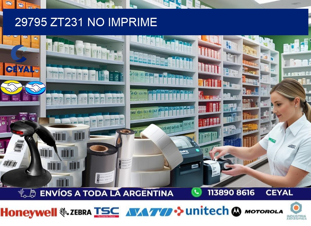 29795 ZT231 no imprime