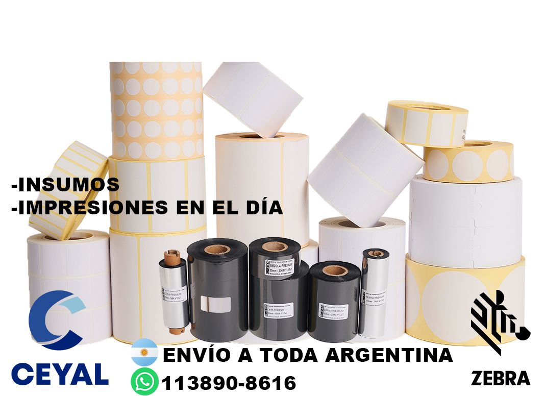 3 cajas de etiquetas 80 x 92