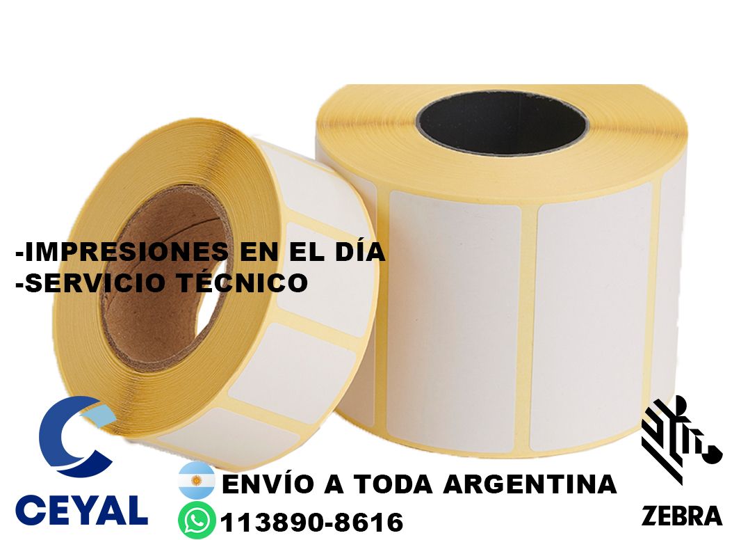 3 cajas de etiquetas 95 x 27