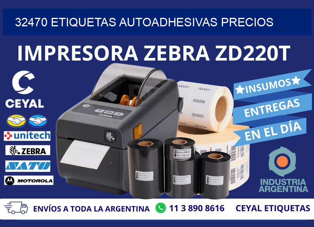 32470 Etiquetas autoadhesivas precios
