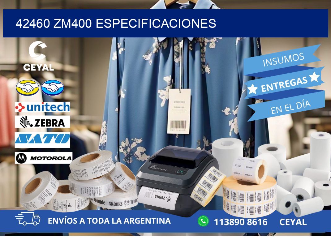 42460 ZM400 especificaciones