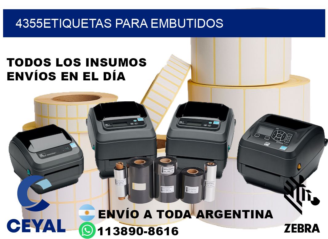 4355Etiquetas para embutidos