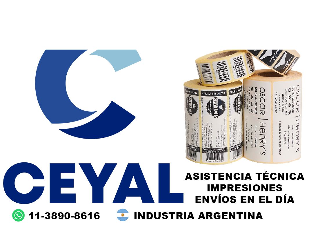 45195 Etiquetas con código de barras para ropa