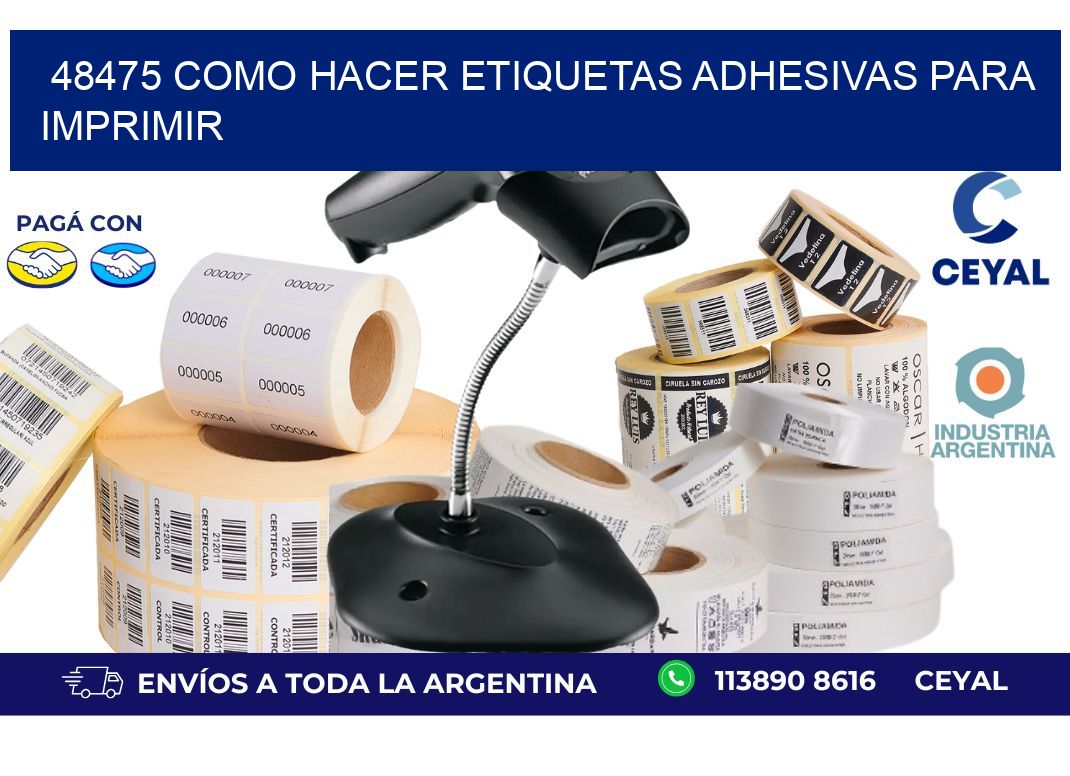 48475 Como hacer etiquetas adhesivas para imprimir