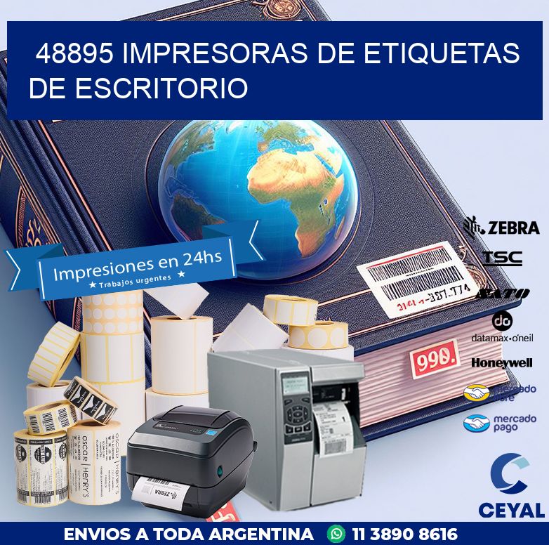 48895 impresoras de etiquetas de escritorio