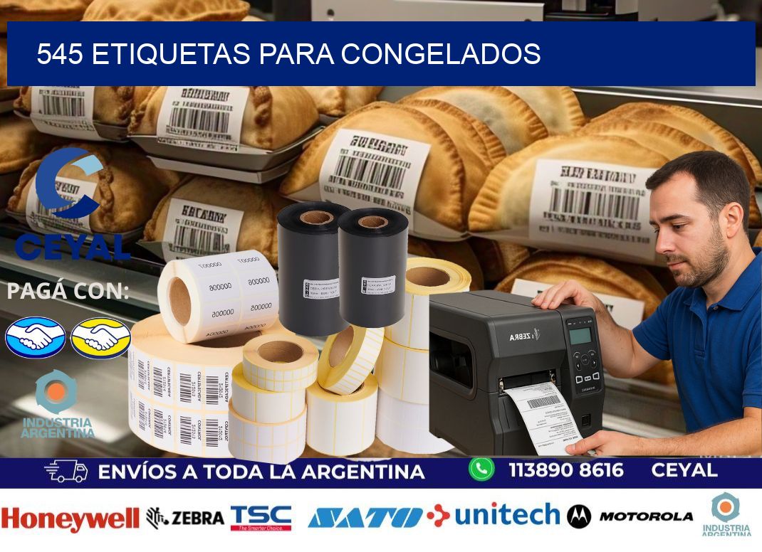 545 Etiquetas para congelados