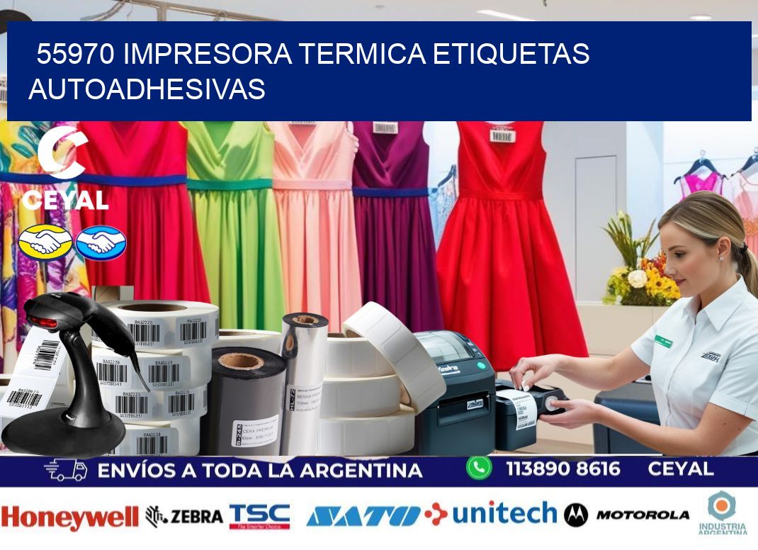 55970 Impresora termica etiquetas autoadhesivas