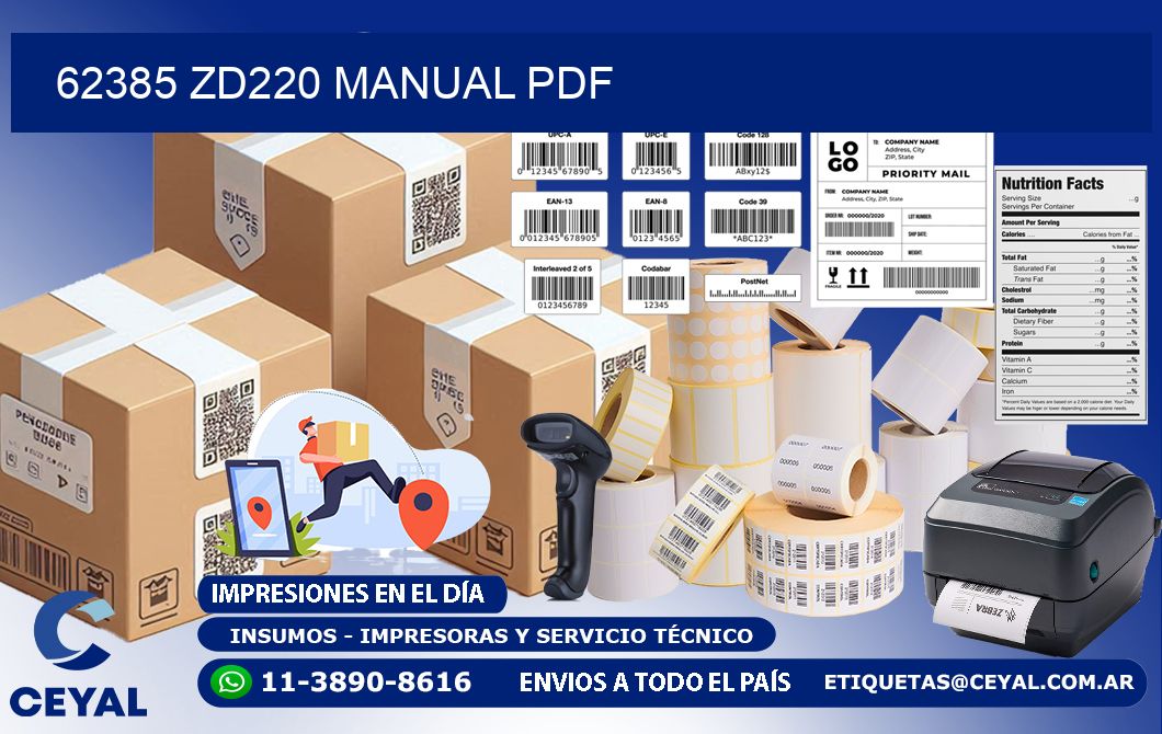 62385 ZD220 manual PDF