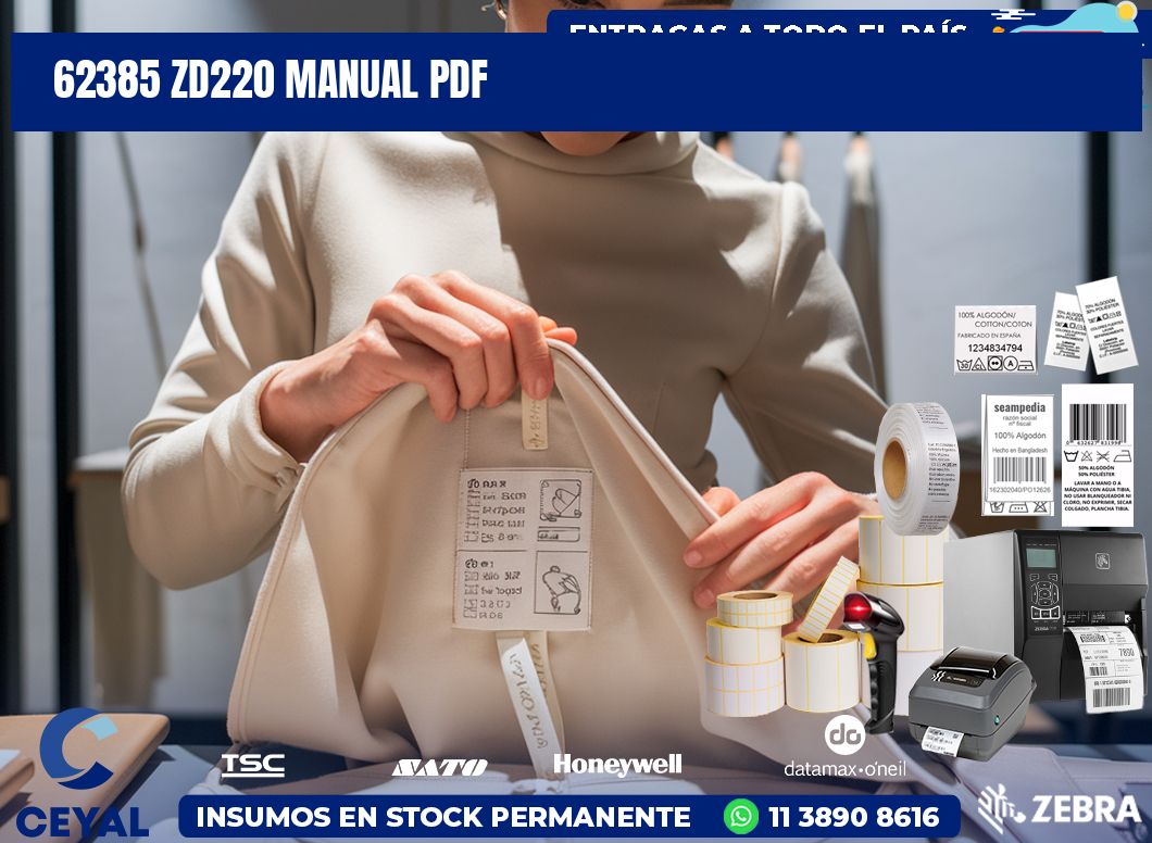 62385 ZD220 manual PDF