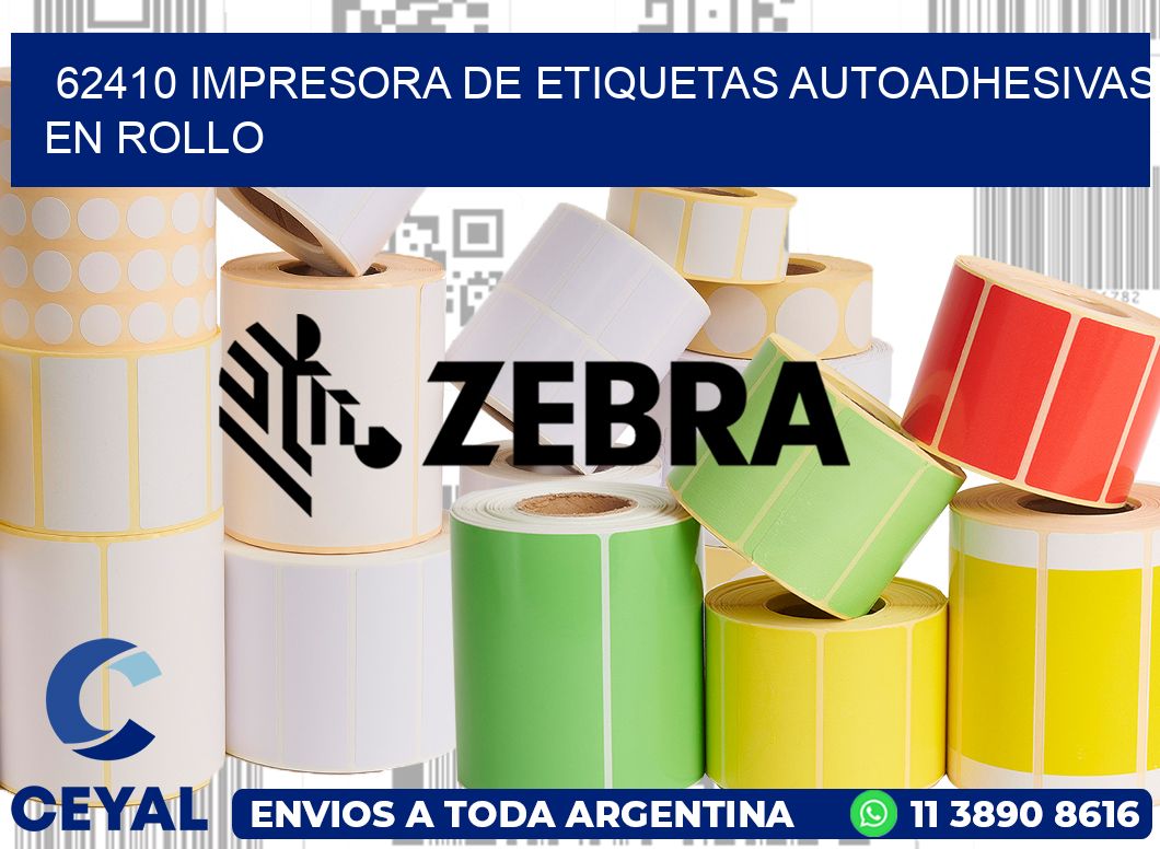 62410 impresora de etiquetas autoadhesivas en rollo