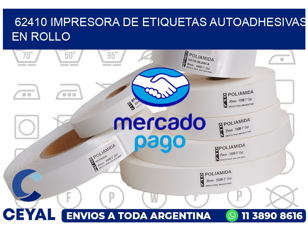 62410 impresora de etiquetas autoadhesivas en rollo