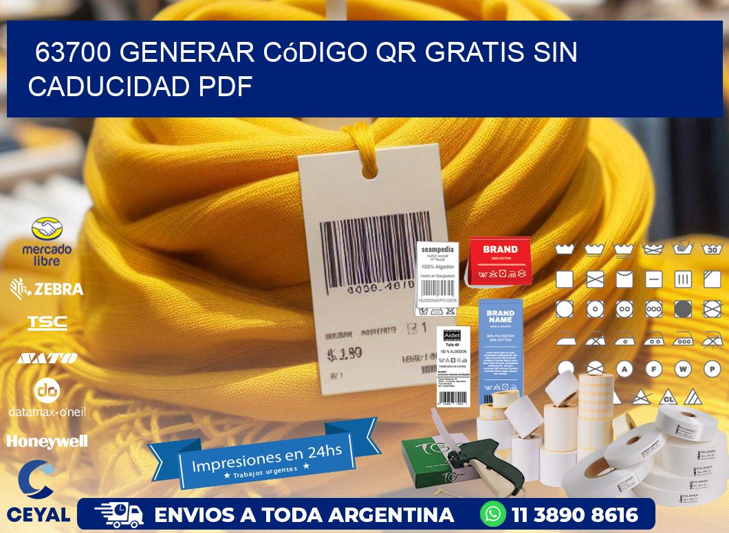 63700 Generar código QR gratis sin caducidad PDF