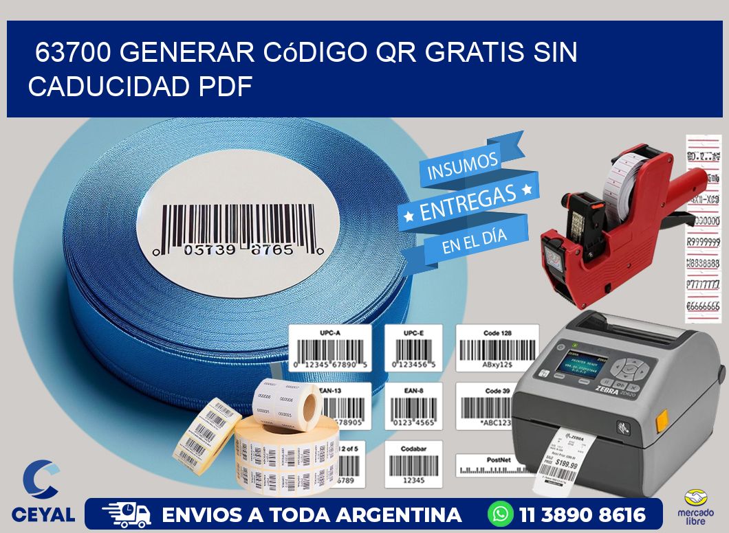 63700 Generar código QR gratis sin caducidad PDF