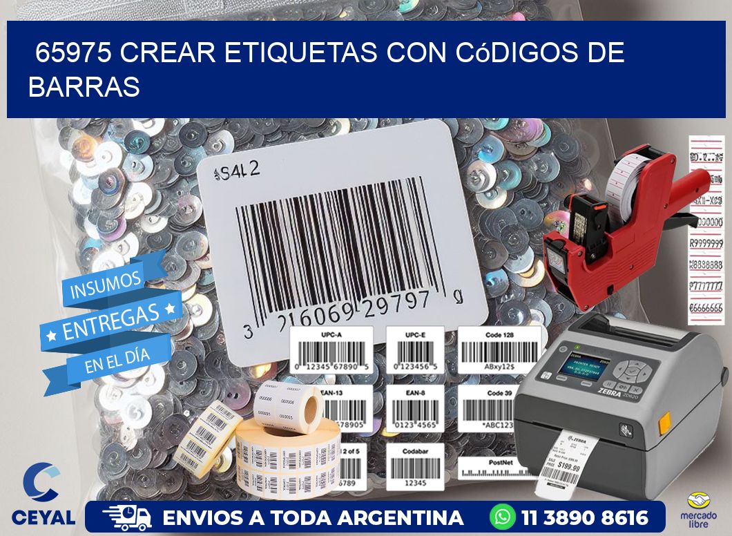65975 Crear etiquetas con códigos de barras